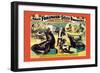 Troupe of Marvelously Educated Sea Lions and Seals: Adam Forepaugh and Sells Brothers-null-Framed Art Print