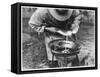 Trout Catch 1934-null-Framed Stretched Canvas