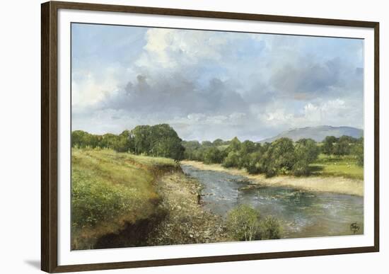 Trout Fishing, County Mayo-Clive Madgwick-Framed Giclee Print