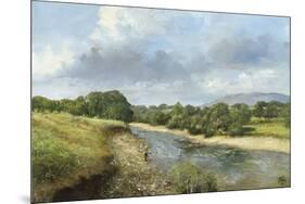 Trout Fishing, County Mayo-Clive Madgwick-Mounted Giclee Print