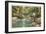 Trout Fishing in Creek-null-Framed Art Print