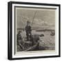 Trout Fishing in Lochleven-null-Framed Giclee Print