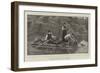 Trout-Fishing in Norway, in the Exhibition at the French Gallery-null-Framed Giclee Print