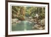 Trout Fishing in the Adirondacks, New York-null-Framed Premium Giclee Print