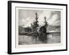 Trout Fishing on Lake Comandeau, Canada, Nineteenth Century-null-Framed Giclee Print