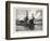 Trout Fishing on Lake Comandeau, Canada, Nineteenth Century-null-Framed Giclee Print