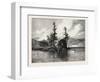 Trout Fishing on Lake Comandeau, Canada, Nineteenth Century-null-Framed Giclee Print