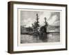 Trout Fishing on Lake Comandeau, Canada, Nineteenth Century-null-Framed Giclee Print