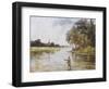 Trout Fishing on the Itchen Hampshire-Whymper-Framed Photographic Print