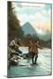 Trout Fishing, Oregon-null-Mounted Art Print