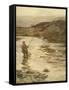 Trout Fishing-null-Framed Stretched Canvas