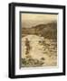 Trout Fishing-null-Framed Art Print