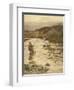 Trout Fishing-null-Framed Art Print