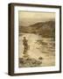 Trout Fishing-null-Framed Art Print