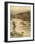 Trout Fishing-null-Framed Art Print
