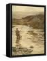 Trout Fishing-null-Framed Stretched Canvas