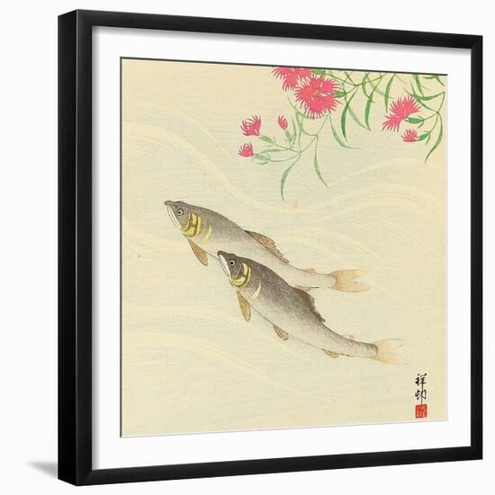 Trouts and Wild Pink-Koson Ohara-Framed Giclee Print