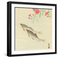 Trouts and Wild Pink-Koson Ohara-Framed Giclee Print