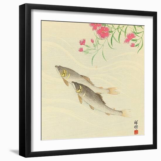 Trouts and Wild Pink-Koson Ohara-Framed Giclee Print