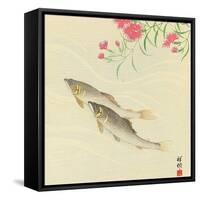 Trouts and Wild Pink-Koson Ohara-Framed Stretched Canvas