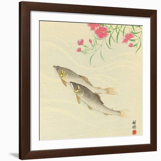 Trouts and Wild Pink-Koson Ohara-Framed Giclee Print