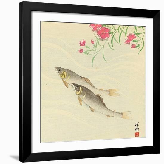 Trouts and Wild Pink-Koson Ohara-Framed Giclee Print