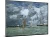 Trouville at High Tide, 1892-1896-Eugène Boudin-Mounted Giclee Print