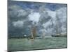 Trouville at High Tide, 1892-1896-Eugène Boudin-Mounted Giclee Print