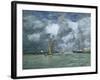 Trouville at High Tide, 1892-1896-Eugène Boudin-Framed Giclee Print