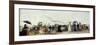 Trouville, Beach Scene-Eugène Boudin-Framed Premium Giclee Print