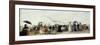 Trouville, Beach Scene-Eugène Boudin-Framed Giclee Print