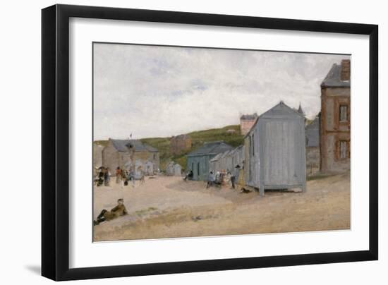 Trouville, C.1895-Eug?ne Boudin-Framed Giclee Print