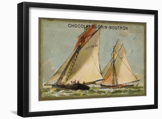 Trouville Fishing Cutter-null-Framed Giclee Print