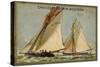 Trouville Fishing Cutter-null-Stretched Canvas