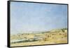 Trouville, General View of the Beach; Trouville, Vue Generale De La Plage, 1890-Eugène Boudin-Framed Stretched Canvas