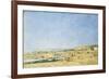 Trouville, General View of the Beach; Trouville, Vue Generale De La Plage, 1890-Eugène Boudin-Framed Giclee Print