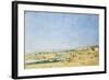 Trouville, General View of the Beach-Eug?ne Boudin-Framed Giclee Print