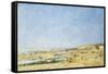 Trouville, General View of the Beach-Eug?ne Boudin-Framed Stretched Canvas