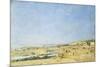 Trouville, General View of the Beach-Eug?ne Boudin-Mounted Giclee Print