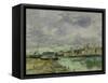 Trouville Harbor-Eugene Louis Boudin-Framed Stretched Canvas