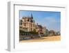 Trouville Sur Mer Beach Promenade, Normandy, France-Zechal-Framed Photographic Print