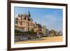 Trouville Sur Mer Beach Promenade, Normandy, France-Zechal-Framed Photographic Print