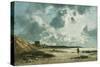 Trouville, the Black Rocks, C.1860-1865-Eugène Boudin-Stretched Canvas