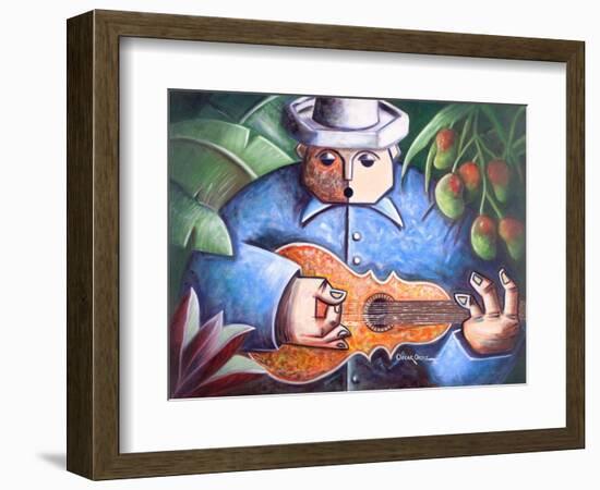 Trovador De Mango Bajito-Oscar Ortiz-Framed Giclee Print