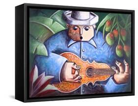 Trovador De Mango Bajito-Oscar Ortiz-Framed Stretched Canvas