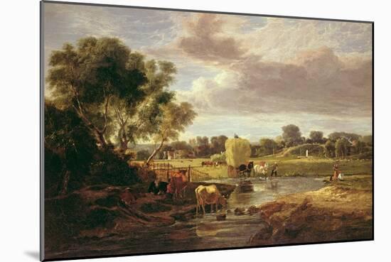 Trowse Meadows, Near Norwich, 1828-George Vincent-Mounted Giclee Print