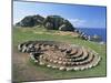 Troy Town Maze, St. Agnes, Isles of Scilly, United Kingdom-Adam Woolfitt-Mounted Photographic Print