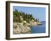 Trsteno village by the Adriatic Sea on the Dalmatian coast, Trsteno, Croatia, Europe-Godong-Framed Photographic Print