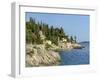 Trsteno village by the Adriatic Sea on the Dalmatian coast, Trsteno, Croatia, Europe-Godong-Framed Photographic Print