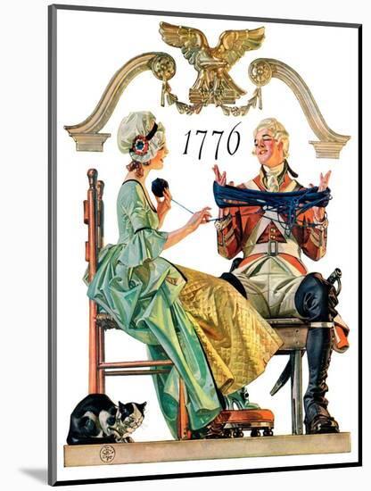 "Truce,"July 4, 1931-Joseph Christian Leyendecker-Mounted Giclee Print